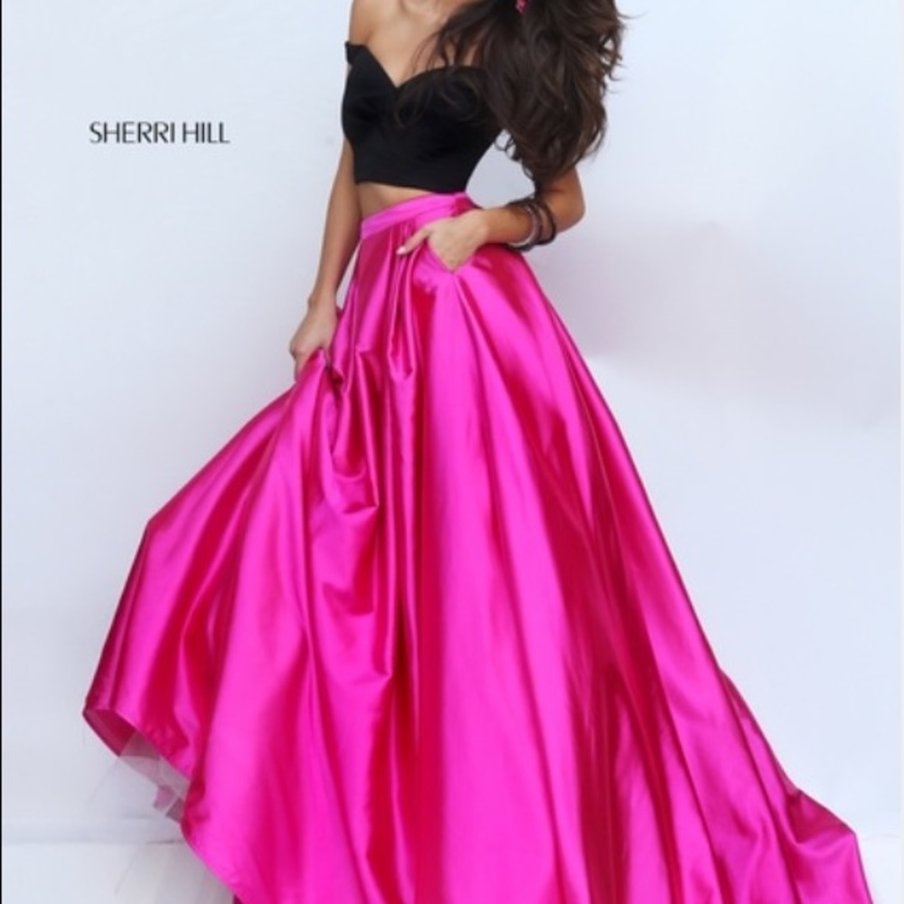 Sherri hill two piece prom dress selling for price or best offer